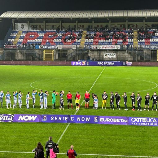 Bashi la riprende a un minuto dalla fine: tra Pro Patria e Trento finisce 1-1