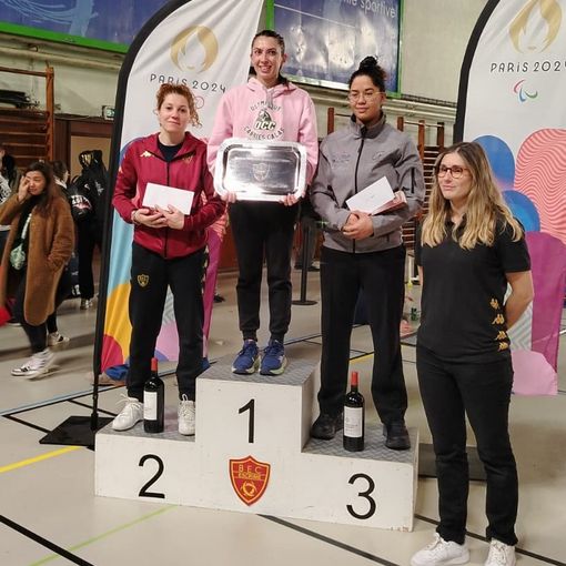 Marta Cammilletti sul secondo gradino del podio dell’Open internazionale di Francia
