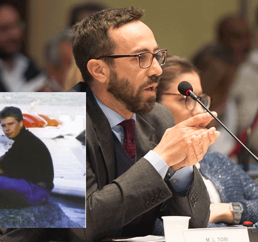 Matteo Tosi e, nel riquadro, Giovanni Blini