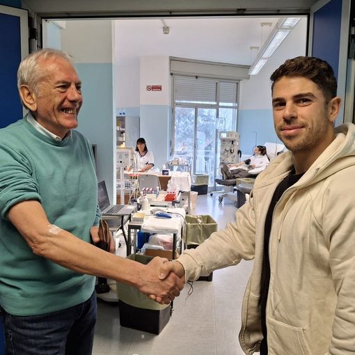 Il veterano Giuseppe con Walter, esordiente