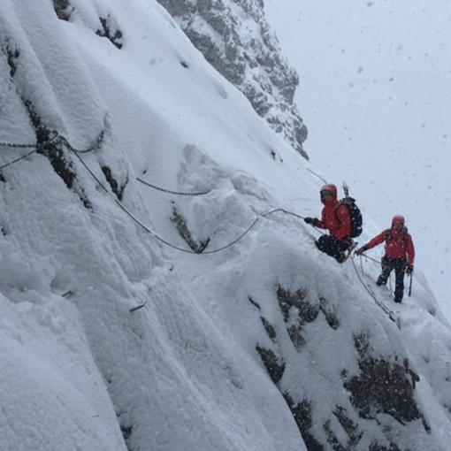 Condizioni meteo proibitive per gli uomini del Soccorso alpino