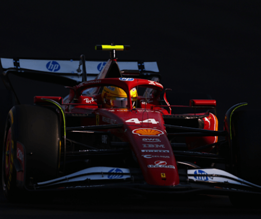 La Ferrari numero 44 di Sir Lewis Hamilton (foto ufficiale Formula 1)