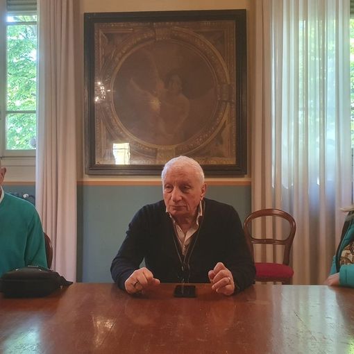 Da sinistra: Domenico Godano, Angiolino Liguori ed Egidia Labanca