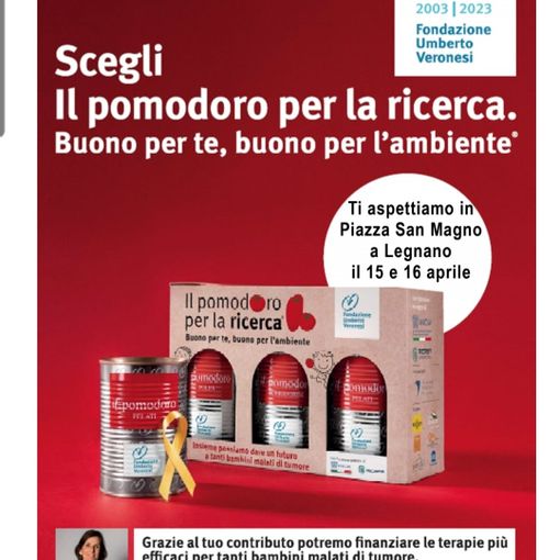 “Scegli il pomodoro per la ricerca”: banchetti in piazza San Magno sabato 15 e domenica 16