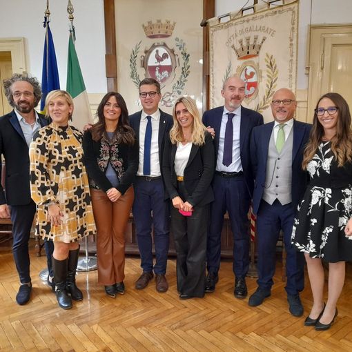Presentata a Palazzo Borghi la nuova Giunta comunale di Gallarate.
