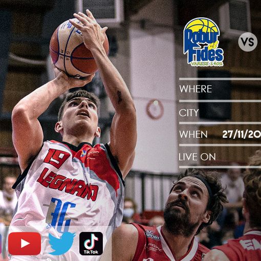 Basket, serie B: Legnano attesa dalla Robur Varese al Campus