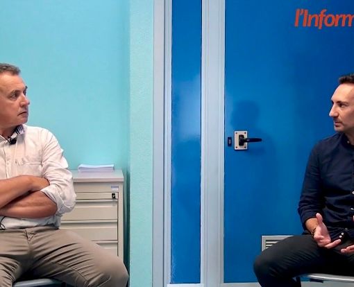Il presidente Avis Busto e Valle Olona, Giuseppe Bianchi, con Alessio Murace