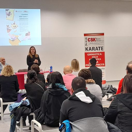 La conferenza a tema Dsa al Centro Studi Karate