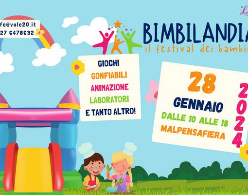 A MalpensaFiere arriva Bimbilandia, il festival per tutta la famiglia
