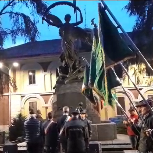 L'omaggio ai caduti, giovedì sera