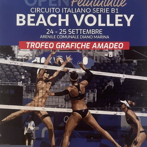 Beach volley: l’Open 2x2 fa tappa a Diano Marina