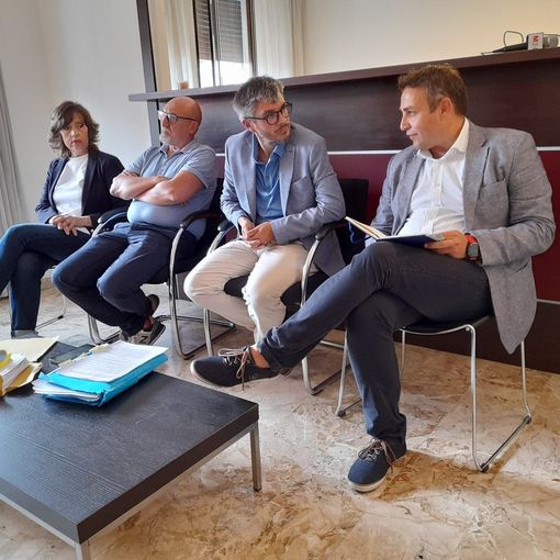 Da sinistra, Margherita Silvestrini, Carmelo Lauricella, Giovanni Pignataro, Samuele Astuti