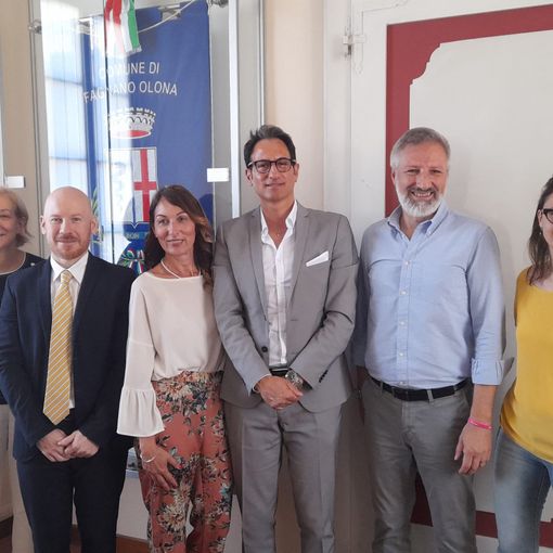 Da sinistra, Antonella Scampini, Marco Baroffio, Antonella Palmiere, John Tremamondo, Dario Moretti, Chiara Bollani