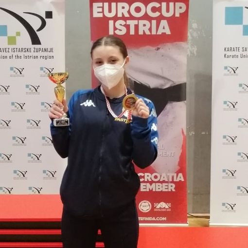 Roberta Dominici, oro all'Eurocup di Karate in Croazia