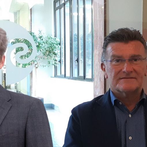 I professori Emanuele Porazzi e Giulio Carcano