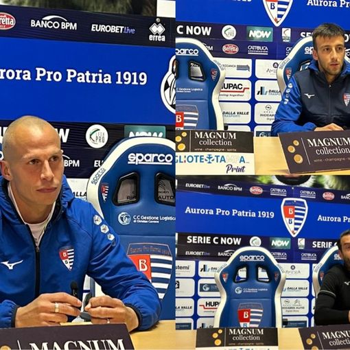 Il «rammarico» di Fietta, Ghioldi e Mister Colombo dopo Pro Patria-Virtus Verona