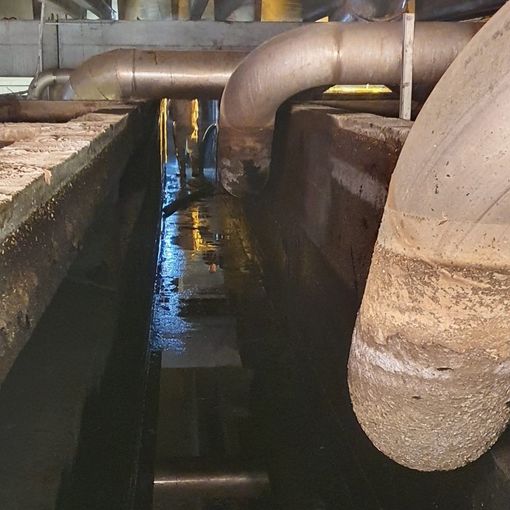 Il depuratore di Gornate Olona pulito da cima a fondo