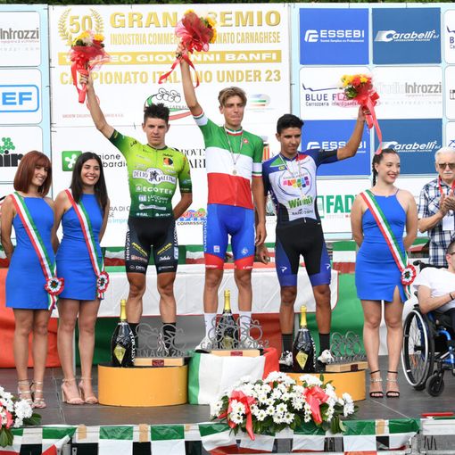 Il podio 2022 del GP Carnaghese