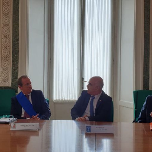 Alcune foto della visita istituzionale a Villa Recalcati