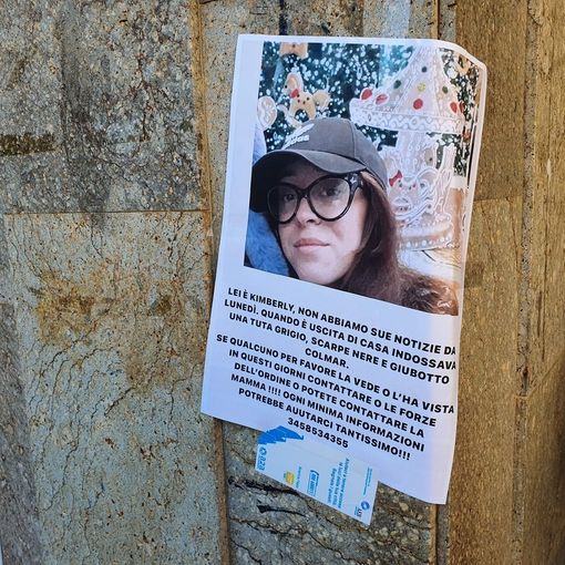 Nuovo appello della famiglia di Kimberly: «Non abbiamo più vita, torna»