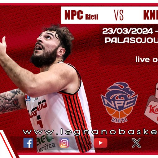 Basket, serie B: Knights Legnano, il rush finale parte da Rieti