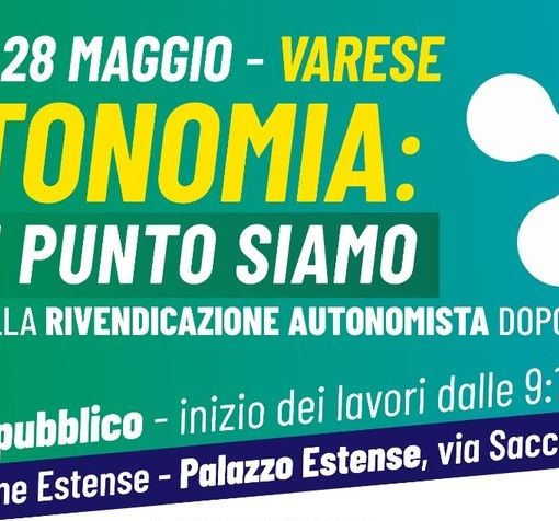 “Autonomia: a che punto siamo?”. Se ne parla a Palazzo Estense con Attilio Fontana e Fabrizio Cecchetti