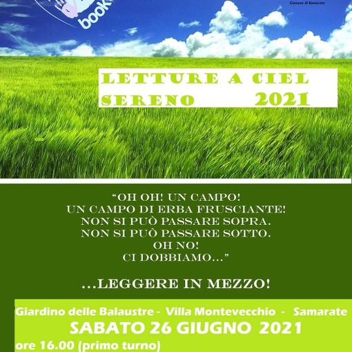 A Samarate arrivano le “Letture a ciel sereno”