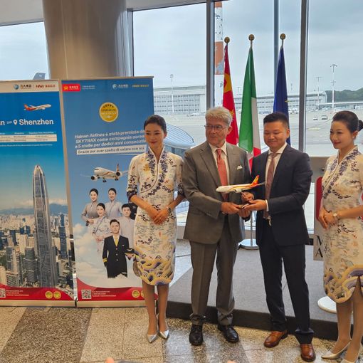 A Malpensa inaugurato il nuovo volo diretto per Shenzhen di Hainan Airlines