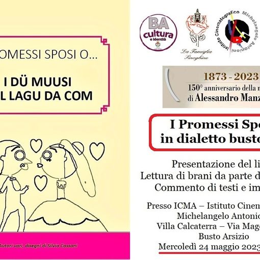 Il Manzoni alla &quot;bustocca&quot; con i disegni di Silvia