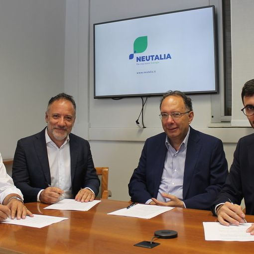 Da sinistra: Francesco Iadonisi, Michele Falcone, Valerio Menaldi e Yuri Santagostino