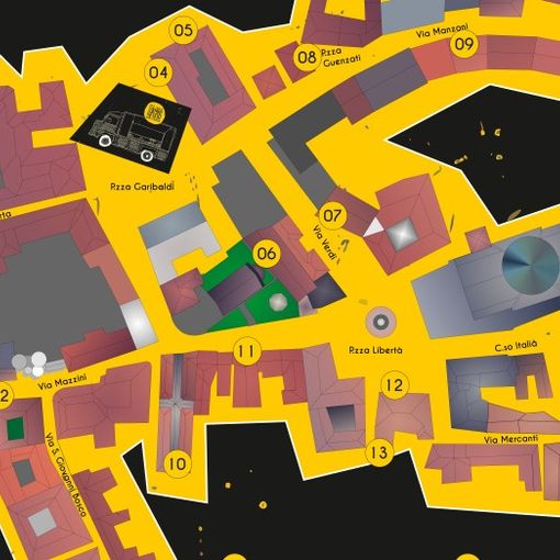 La dislocazione delle attività aderenti (locandina completa in fondo all'articolo)
