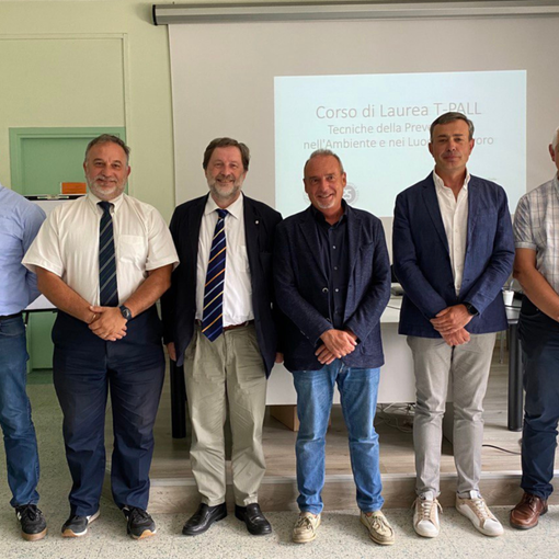 Nella foto da sinistra: Andrea Spinazzè, Domenico Cavallo, Alberto Passi, Giuseppe Catanoso, Stefano Carlini, Paolo Bulgheroni