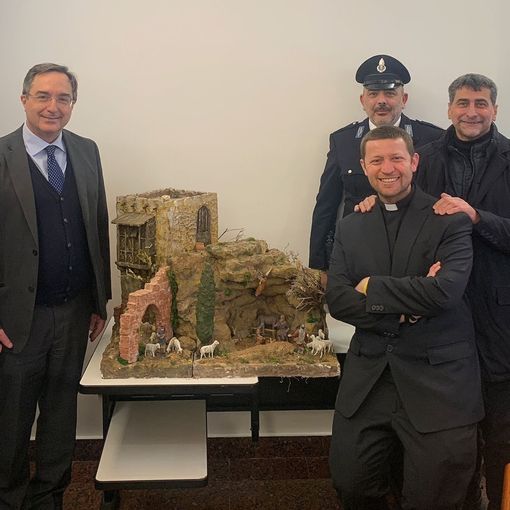 Il presepe del carcere di Busto arriva a Roma