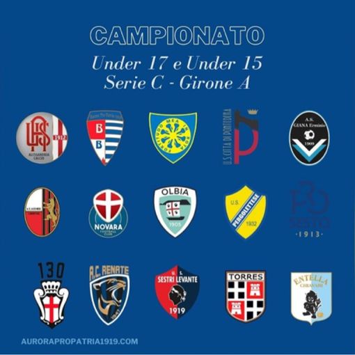 Svelati gironi e calendari della Pro Patria Under 17 e Under 15