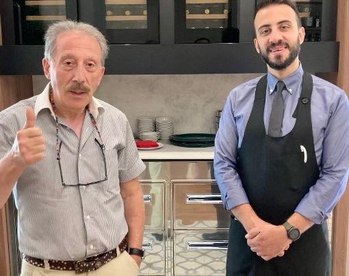 Raffaele e Giulio Generale. Nelle foto sotto: la visita del sindaco Emanuele Antonelli nei giorni dell'apertura di Radici