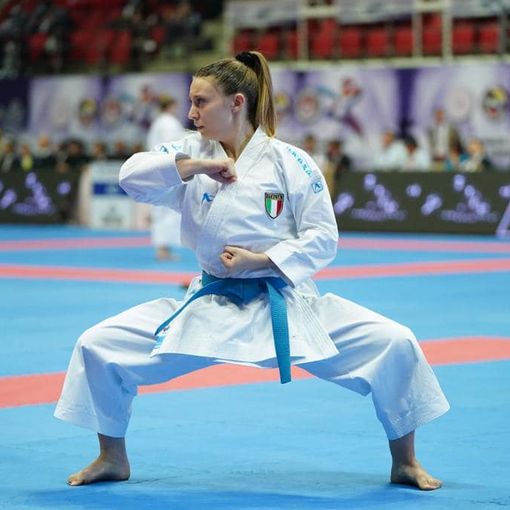 Roberta Dominici, foto dalla pagina Facebook della Skorpion Karate Asd