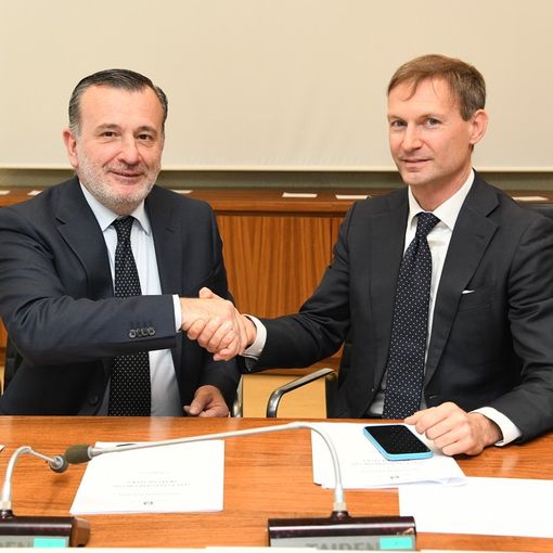 Ferrazzi (a sinistra) e Romani