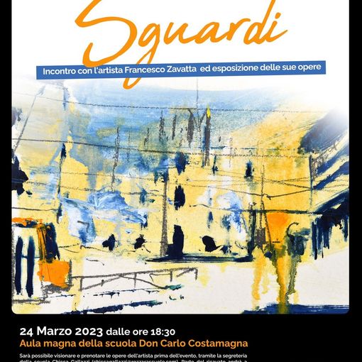 “Sguardi”: laboratorio di arte e inglese e incontro con Francesco Zavatta