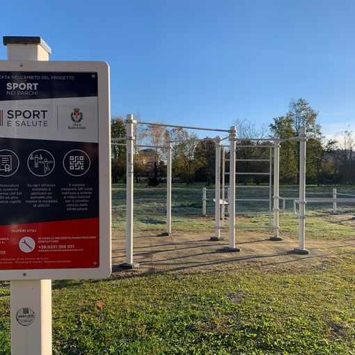 FOTO. Busto entra nella grande palestra a cielo aperto di Sport e Salute