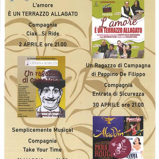 Castellanza ritorna a teatro: tre appuntamenti tra aprile e maggio