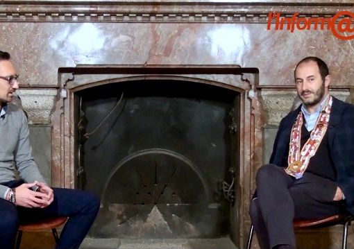 Alessio Murace con il maestro Edoardo Toia del Magistero dei Bruscitti