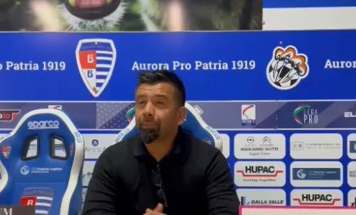 Pro Patria, mister Vargas e la Juve: «Squadra forte, serve una partita intelligente e combattuta»