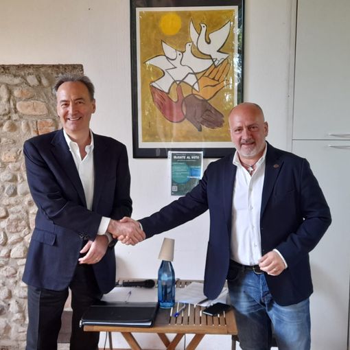 Giorgio Volpi e Giovanni Montano al confronto tra candidati sindaco