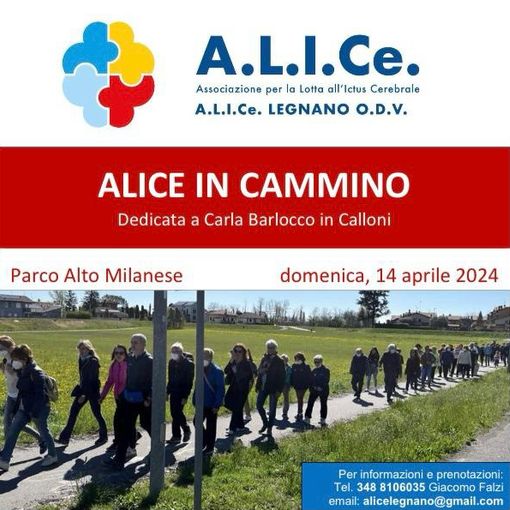 In cammino con Alice per la prevenzione e lotta all’Ictus