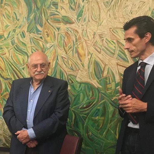 Sergio Allegrini con Giovanni Castiglioni