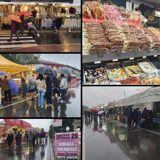 La pioggia non aiuta “La domenica delle Rimembranze”. Gli ambulanti: «Giornata comunque positiva»