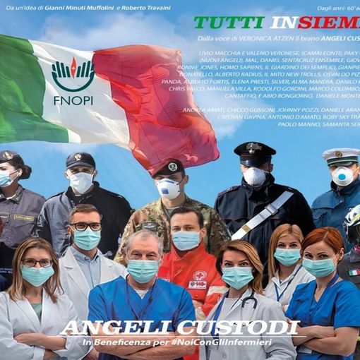 “Noi con gli infermieri”. Tanti artisti in concerto nel cortile del municipio di Busto