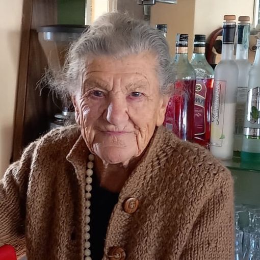 La signora Anna in una foto per cortesia della figlia Cristina