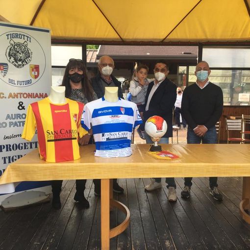 La presentazione della collaborazione sportiva tra Pro Patria e Antoniana