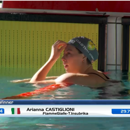 Arianna Castiglioni nelle immagini di Rai Sport